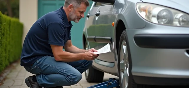 Emplacement du cric sur une Peugeot 307 : guide pratique pour éviter les erreurs